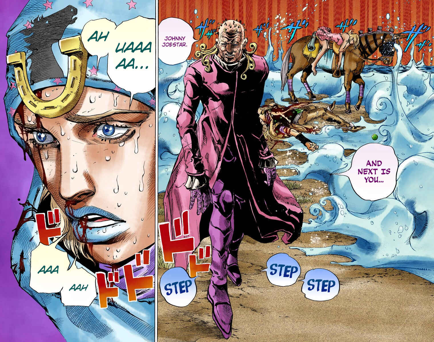 JoJo's Bizarre Adventure, Part 7: Steel Ball Run (Official Colored) Chapter 84 page 30