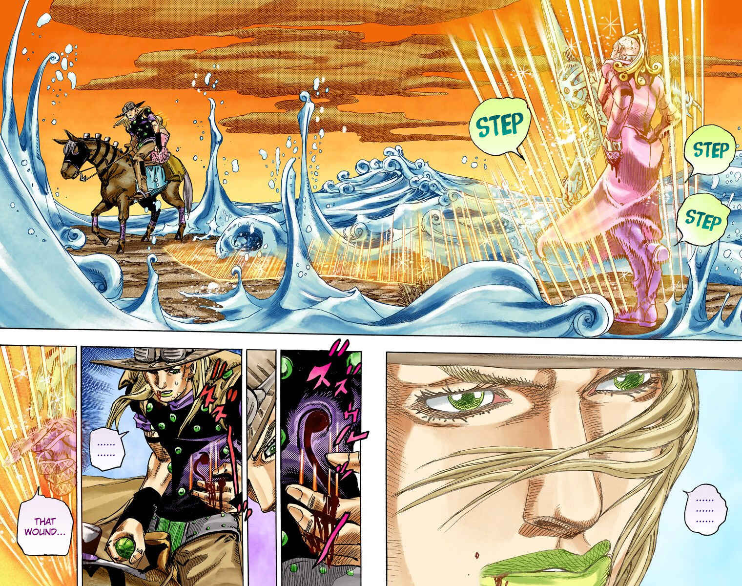 JoJo's Bizarre Adventure, Part 7: Steel Ball Run (Official Colored) Chapter 84 page 5
