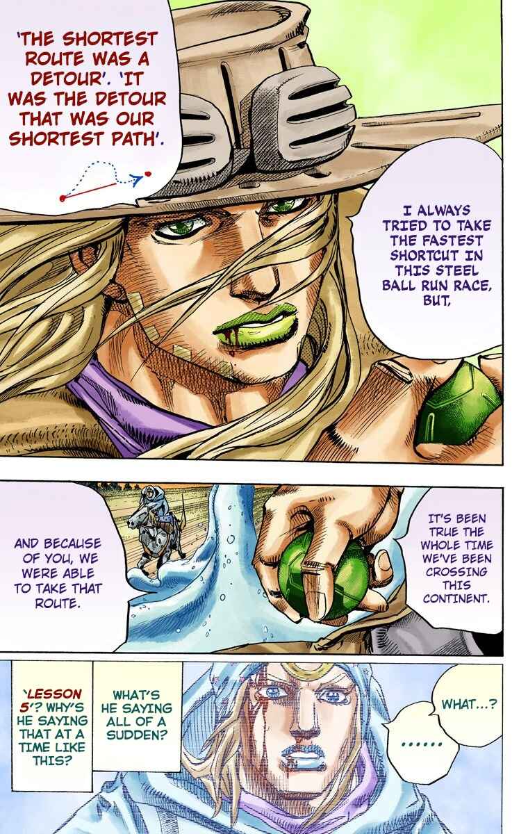 JoJo's Bizarre Adventure, Part 7: Steel Ball Run (Official Colored) Chapter 84 page 7