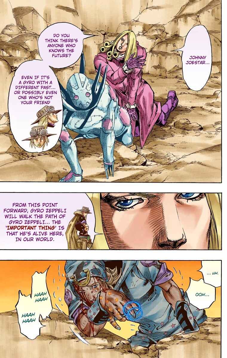 JoJo's Bizarre Adventure, Part 7: Steel Ball Run (Official Colored) Chapter 88 page 11