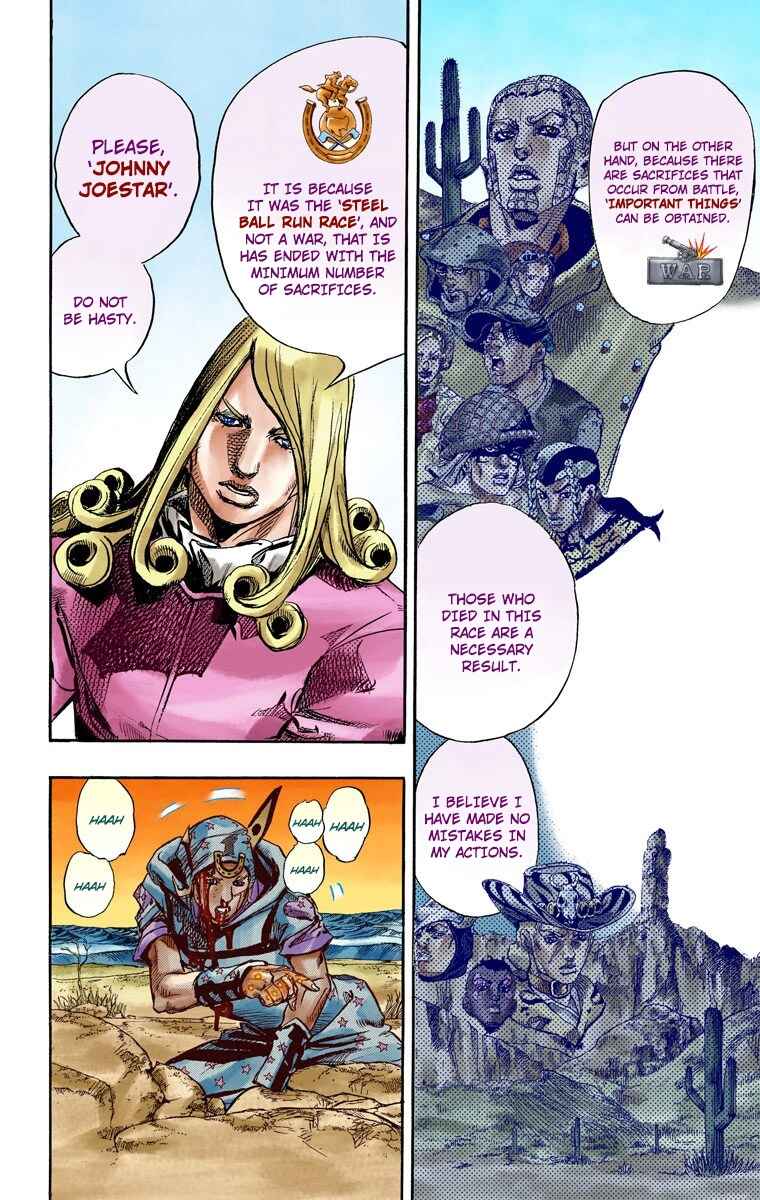JoJo's Bizarre Adventure, Part 7: Steel Ball Run (Official Colored) Chapter 88 page 16