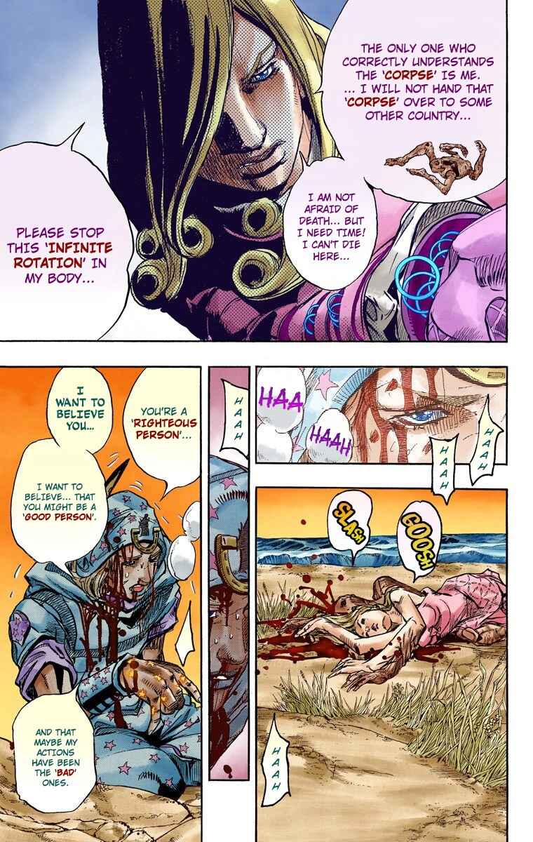 JoJo's Bizarre Adventure, Part 7: Steel Ball Run (Official Colored) Chapter 88 page 17