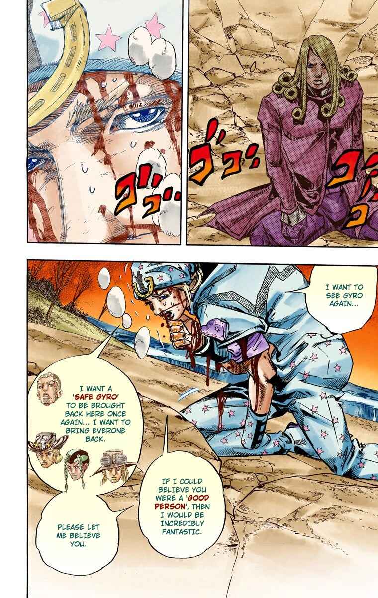 JoJo's Bizarre Adventure, Part 7: Steel Ball Run (Official Colored) Chapter 88 page 19