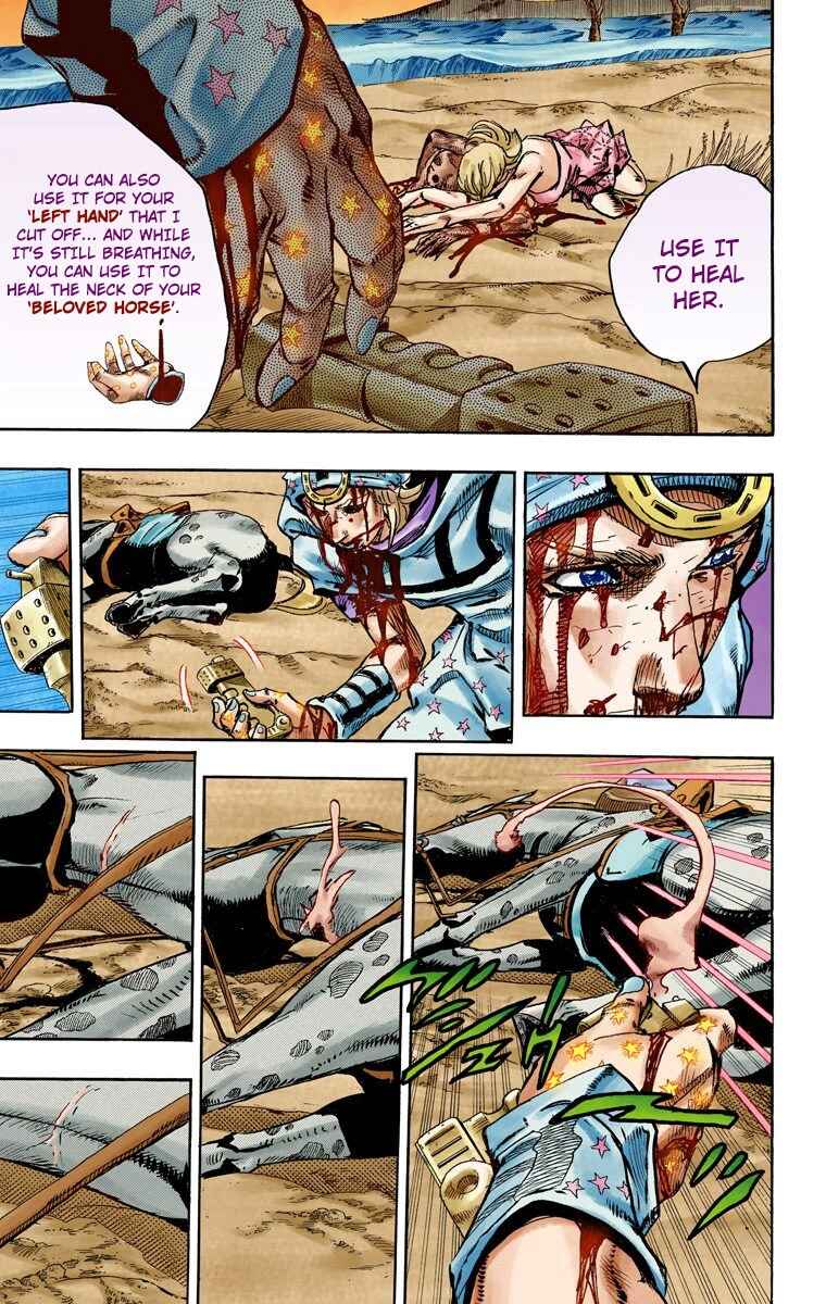 JoJo's Bizarre Adventure, Part 7: Steel Ball Run (Official Colored) Chapter 88 page 22