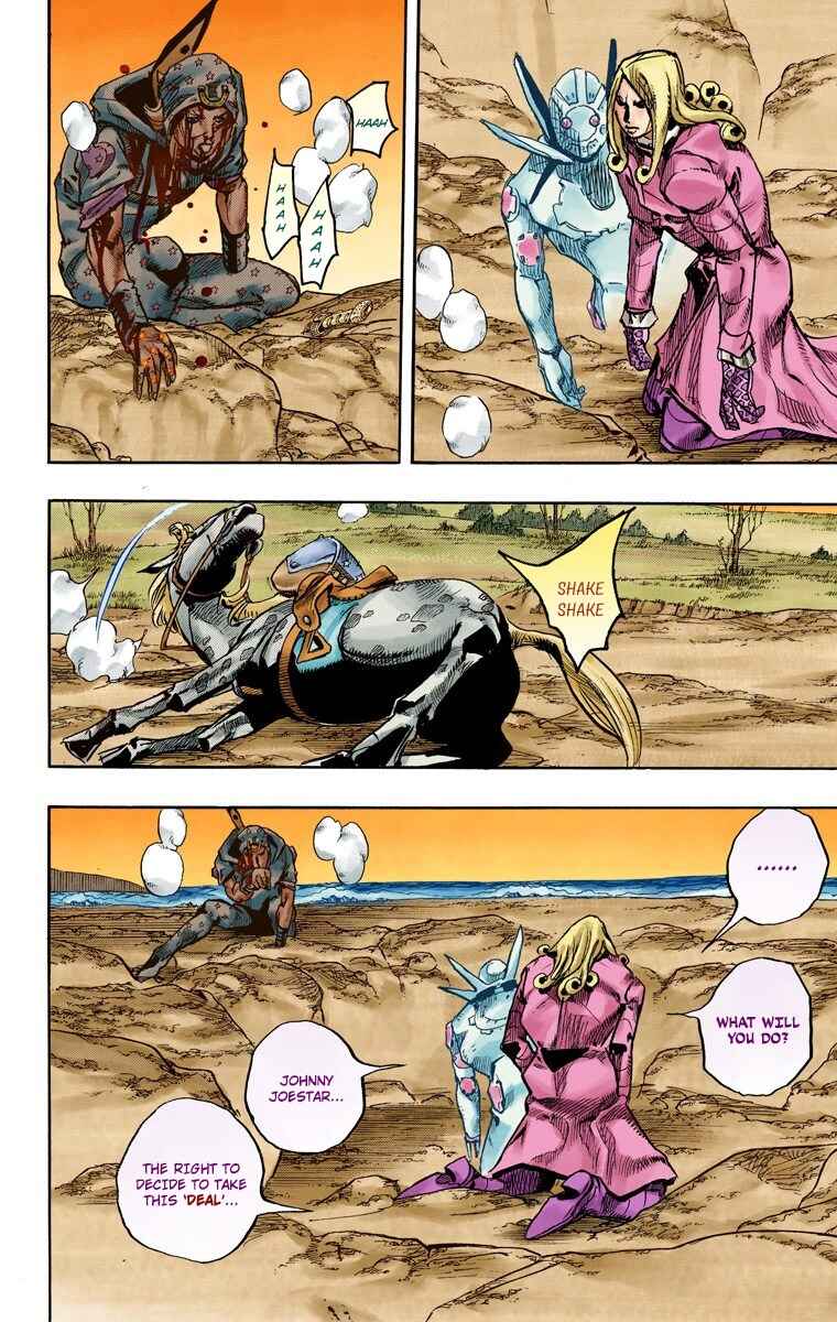 JoJo's Bizarre Adventure, Part 7: Steel Ball Run (Official Colored) Chapter 88 page 26