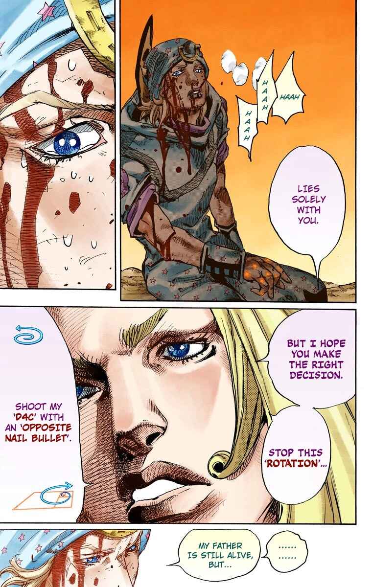 JoJo's Bizarre Adventure, Part 7: Steel Ball Run (Official Colored) Chapter 88 page 27