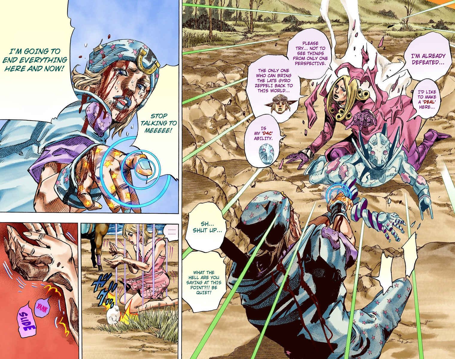 JoJo's Bizarre Adventure, Part 7: Steel Ball Run (Official Colored) Chapter 88 page 4