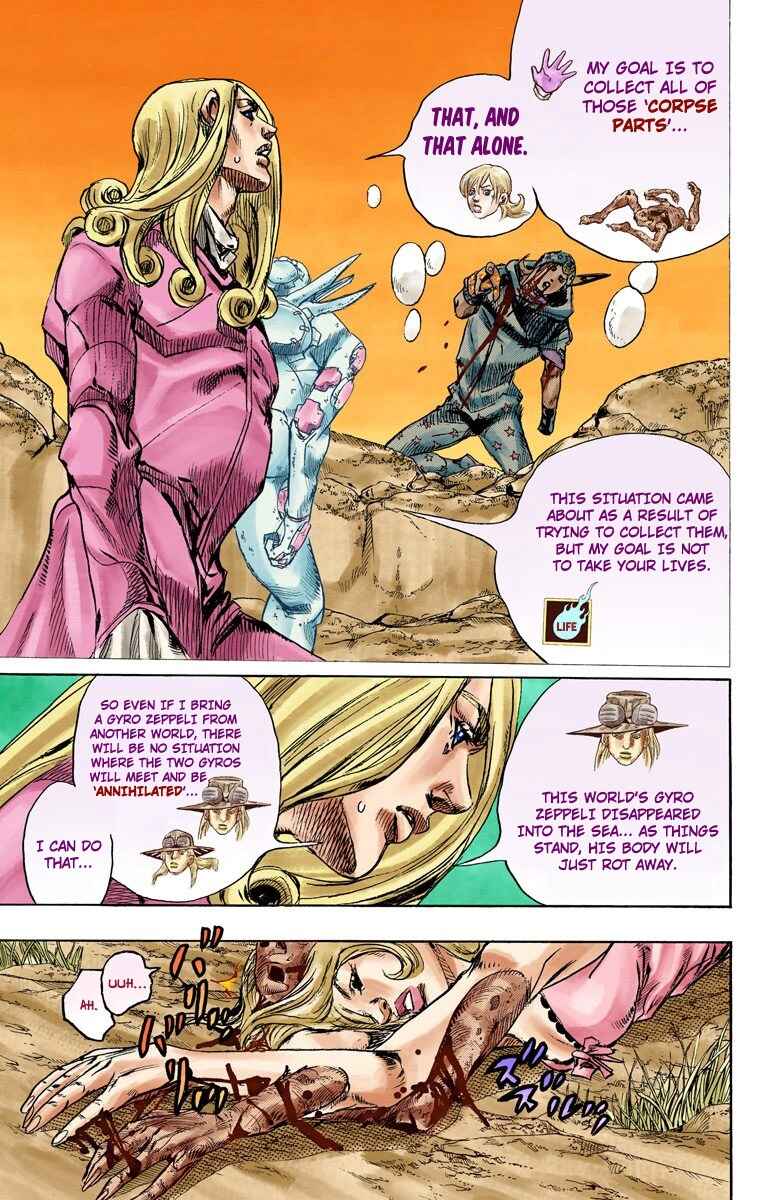 JoJo's Bizarre Adventure, Part 7: Steel Ball Run (Official Colored) Chapter 88 page 6