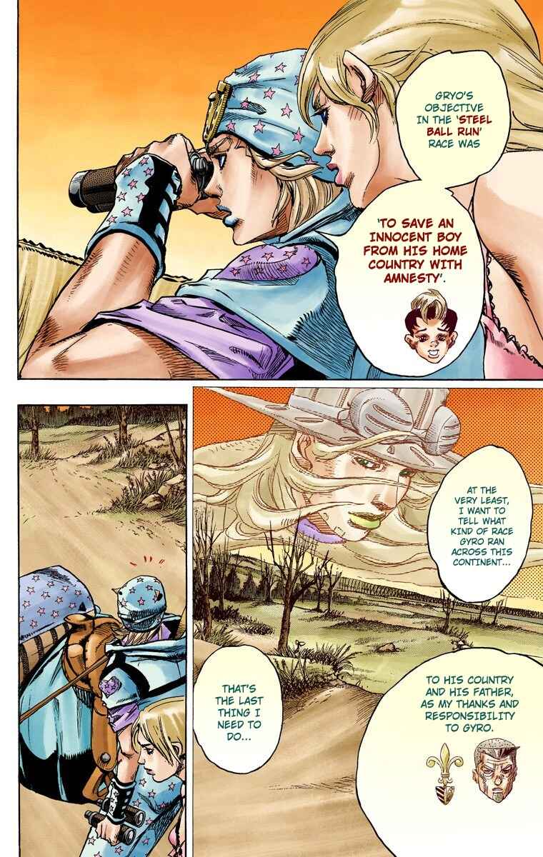 JoJo's Bizarre Adventure, Part 7: Steel Ball Run (Official Colored) Chapter 90 page 10