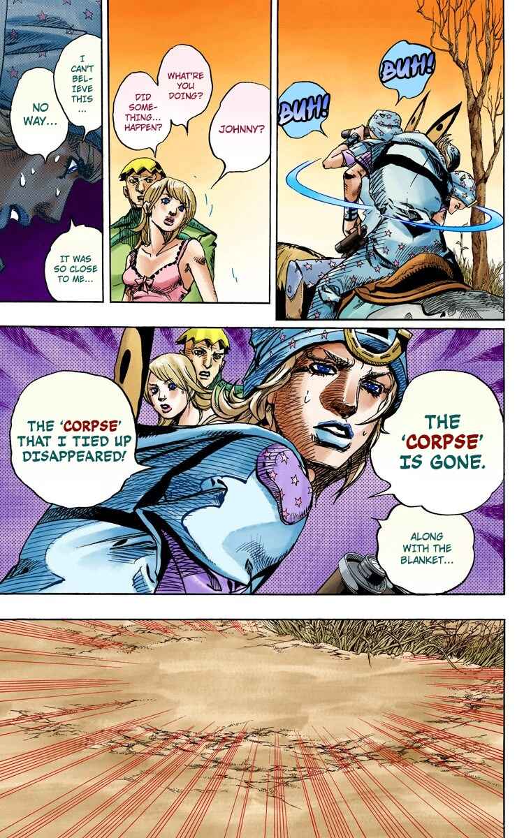 JoJo's Bizarre Adventure, Part 7: Steel Ball Run (Official Colored) Chapter 90 page 13