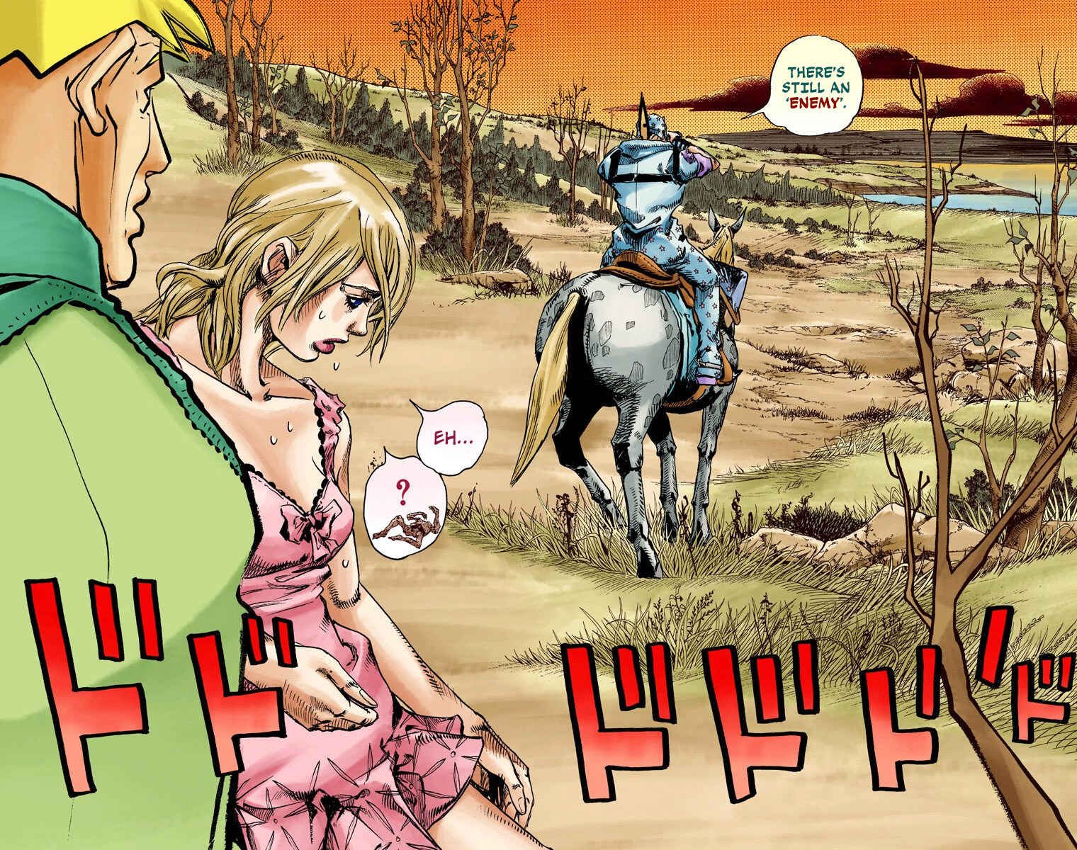 JoJo's Bizarre Adventure, Part 7: Steel Ball Run (Official Colored) Chapter 90 page 15