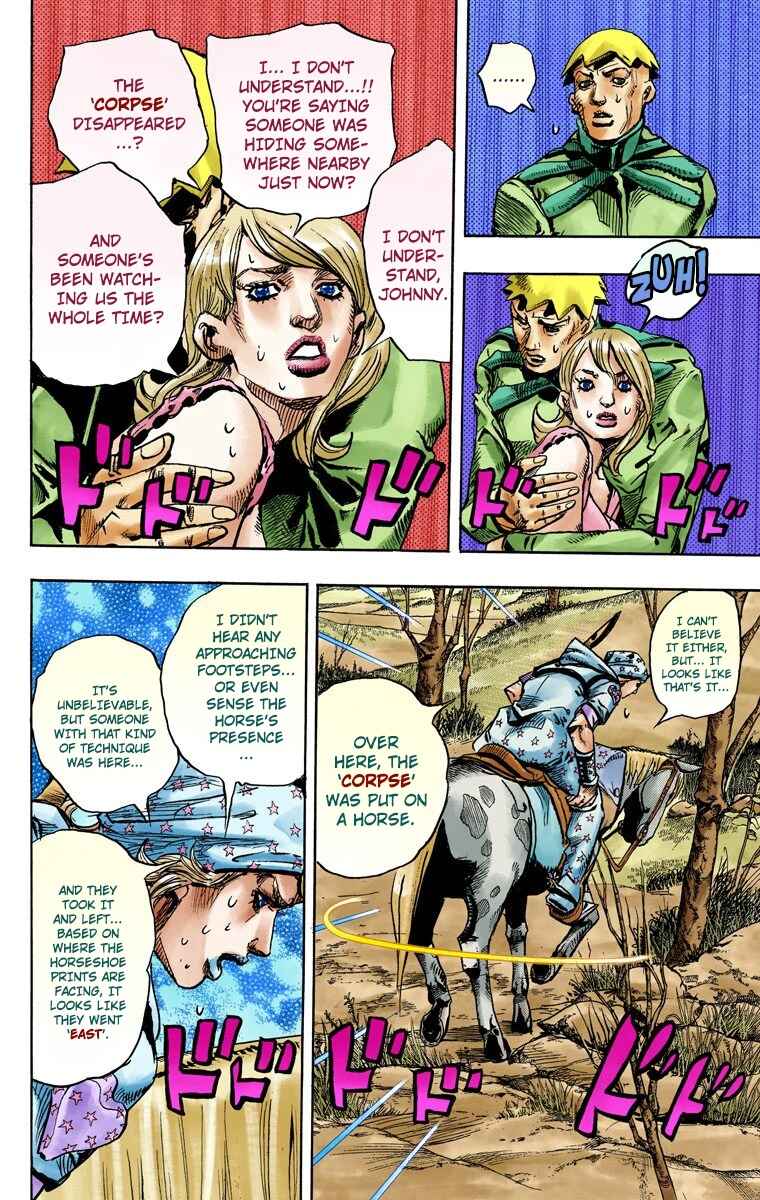 JoJo's Bizarre Adventure, Part 7: Steel Ball Run (Official Colored) Chapter 90 page 16