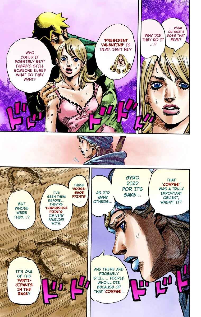 JoJo's Bizarre Adventure, Part 7: Steel Ball Run (Official Colored) Chapter 90 page 17