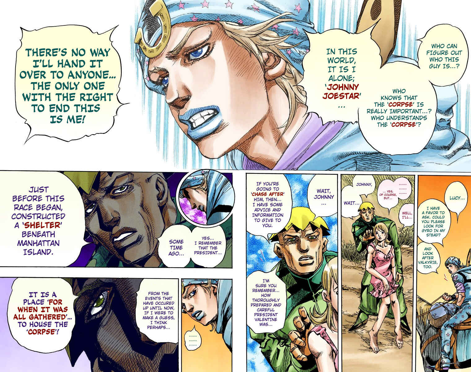 JoJo's Bizarre Adventure, Part 7: Steel Ball Run (Official Colored) Chapter 90 page 18