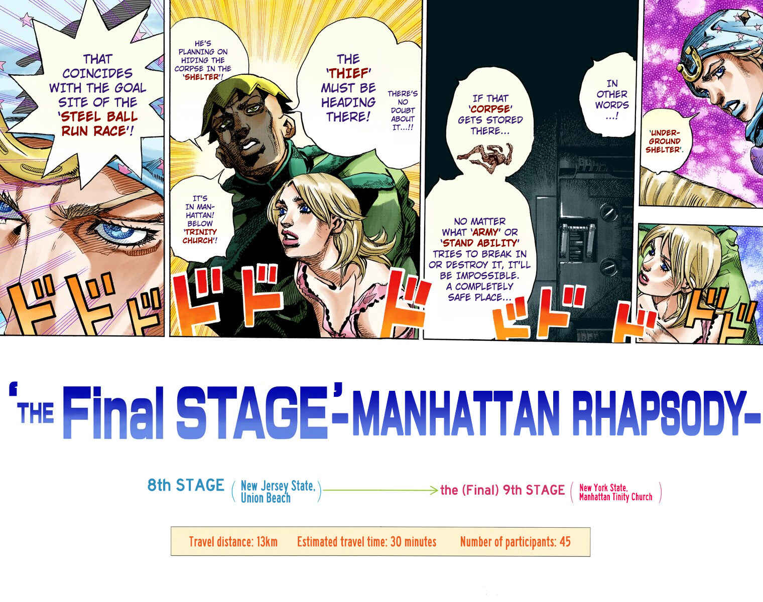 JoJo's Bizarre Adventure, Part 7: Steel Ball Run (Official Colored) Chapter 90 page 19