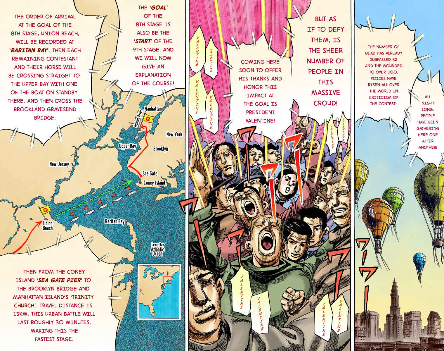 JoJo's Bizarre Adventure, Part 7: Steel Ball Run (Official Colored) Chapter 90 page 22