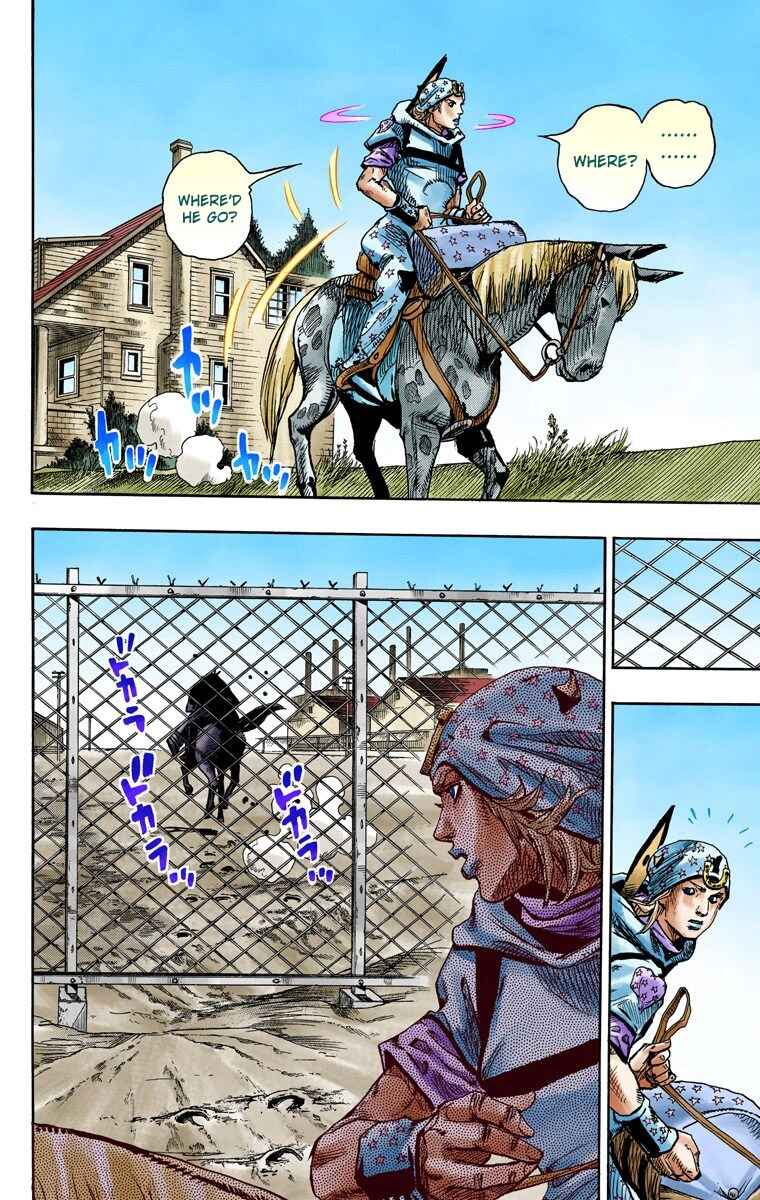 JoJo's Bizarre Adventure, Part 7: Steel Ball Run (Official Colored) Chapter 90 page 27