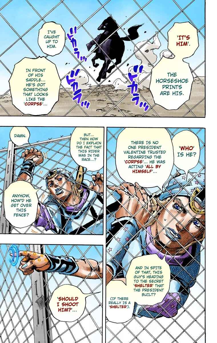JoJo's Bizarre Adventure, Part 7: Steel Ball Run (Official Colored) Chapter 90 page 28