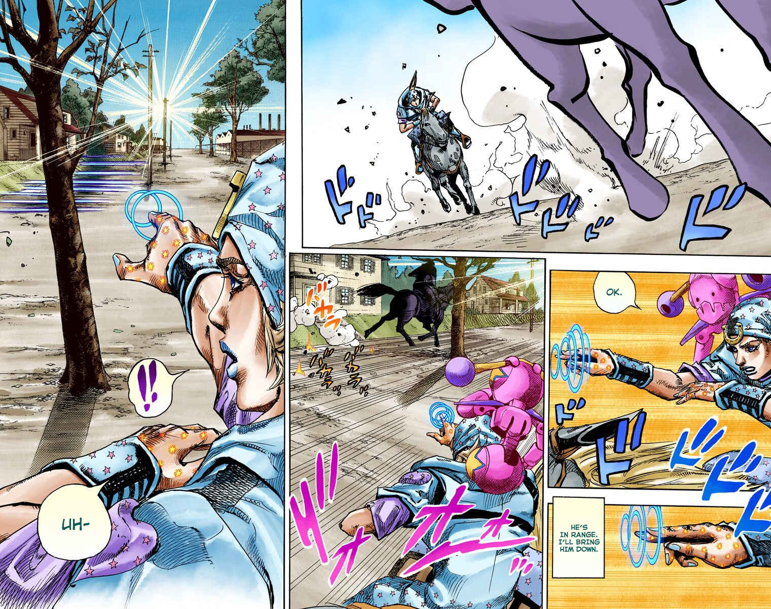 JoJo's Bizarre Adventure, Part 7: Steel Ball Run (Official Colored) Chapter 90 page 31