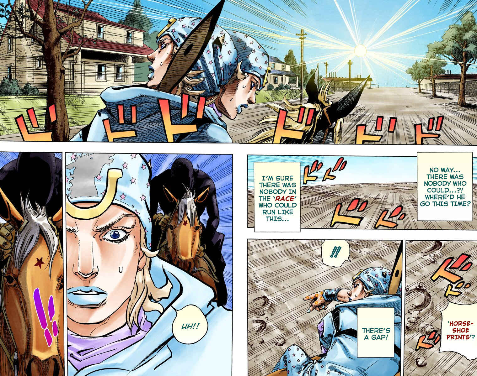 JoJo's Bizarre Adventure, Part 7: Steel Ball Run (Official Colored) Chapter 90 page 32