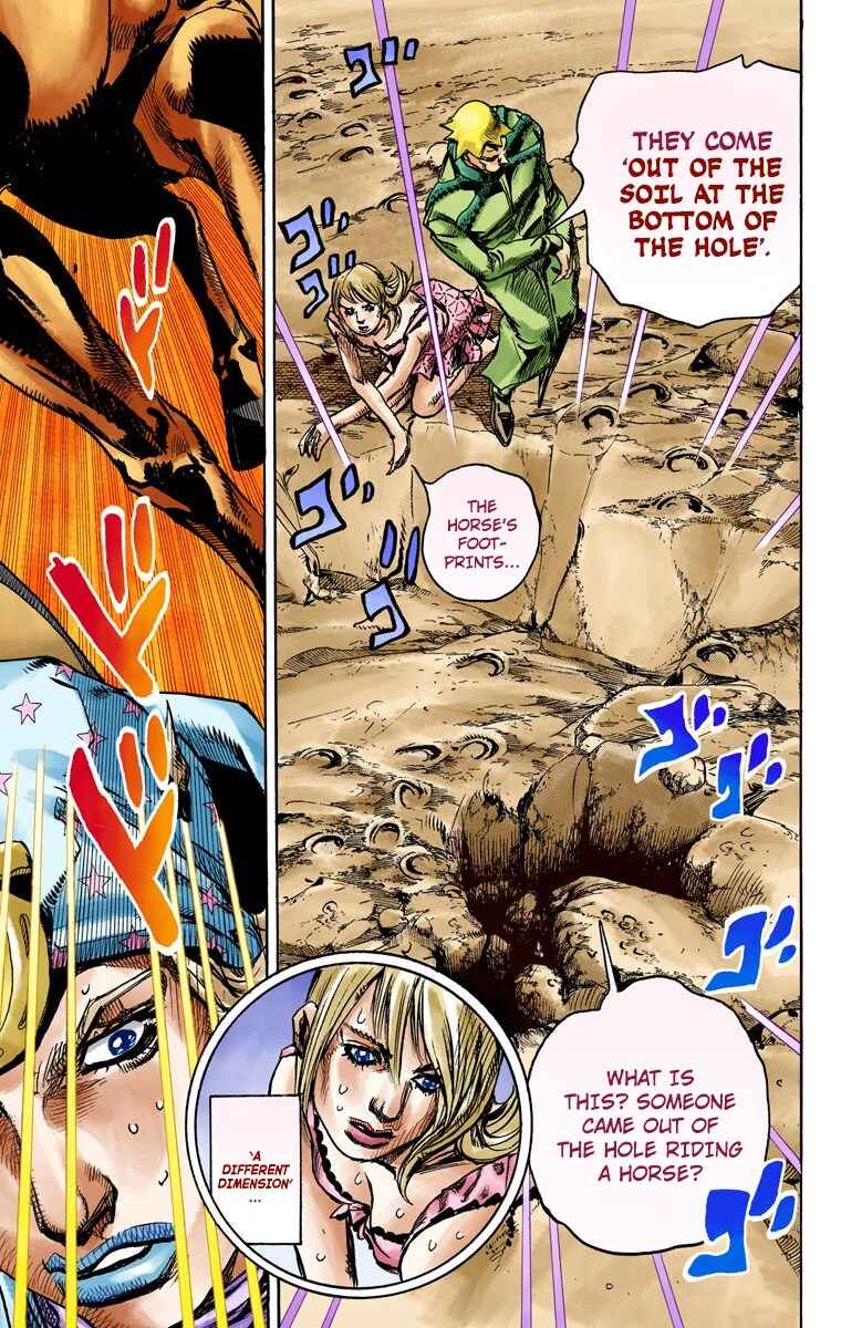 JoJo's Bizarre Adventure, Part 7: Steel Ball Run (Official Colored) Chapter 90 page 34