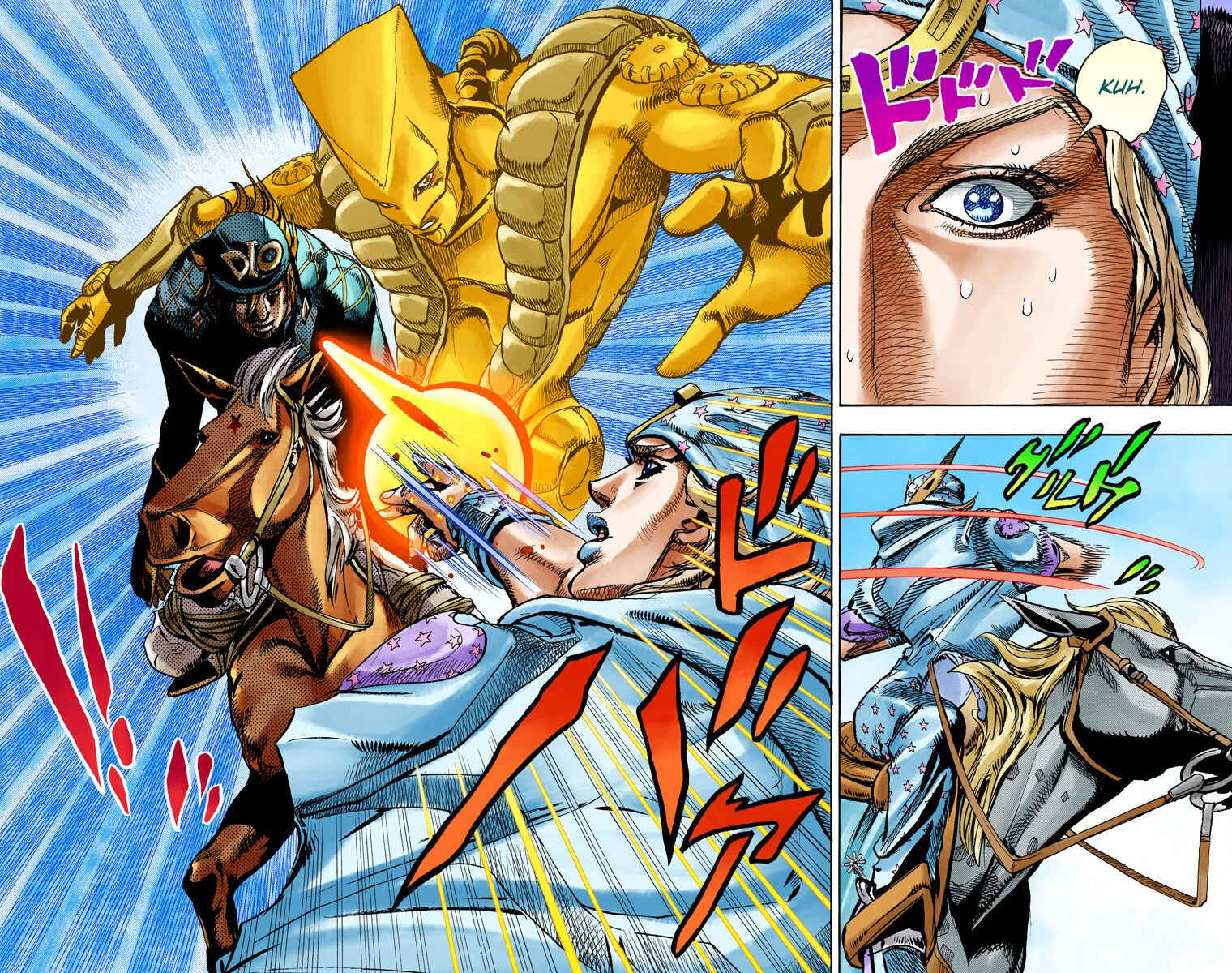 JoJo's Bizarre Adventure, Part 7: Steel Ball Run (Official Colored) Chapter 90 page 35