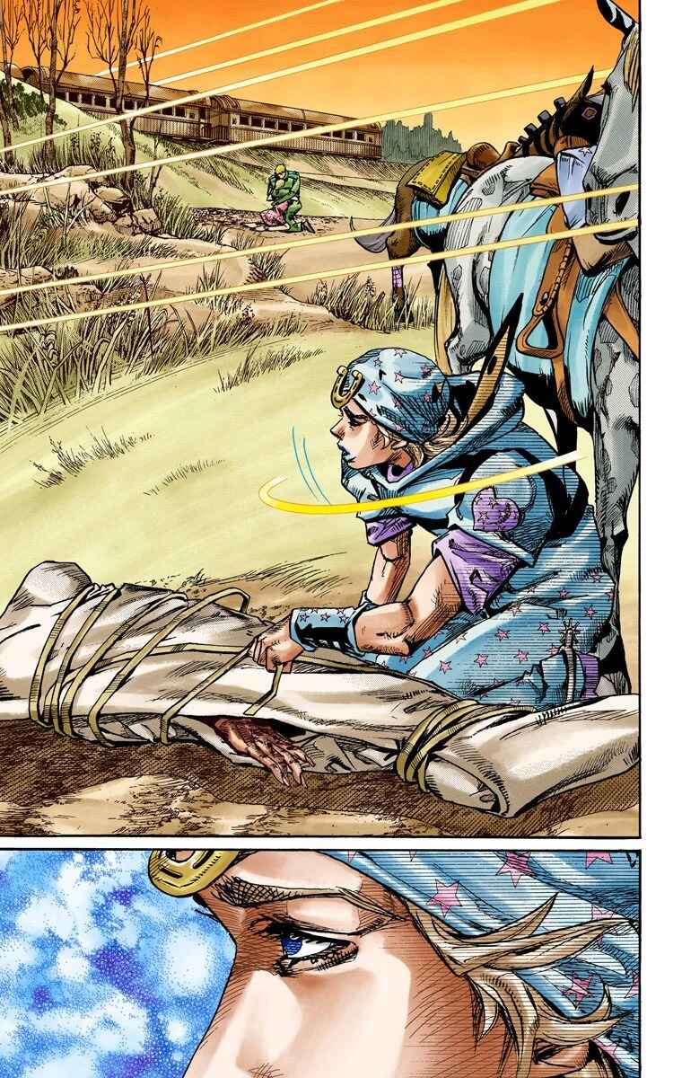 JoJo's Bizarre Adventure, Part 7: Steel Ball Run (Official Colored) Chapter 90 page 3