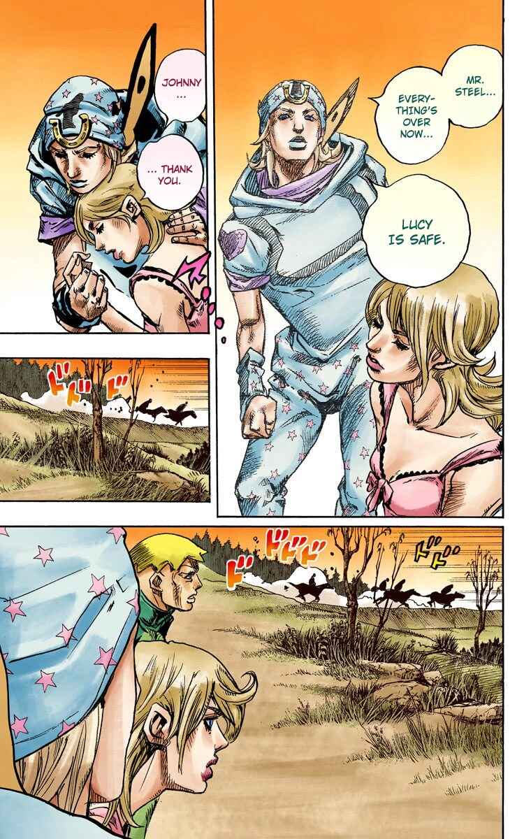 JoJo's Bizarre Adventure, Part 7: Steel Ball Run (Official Colored) Chapter 90 page 7