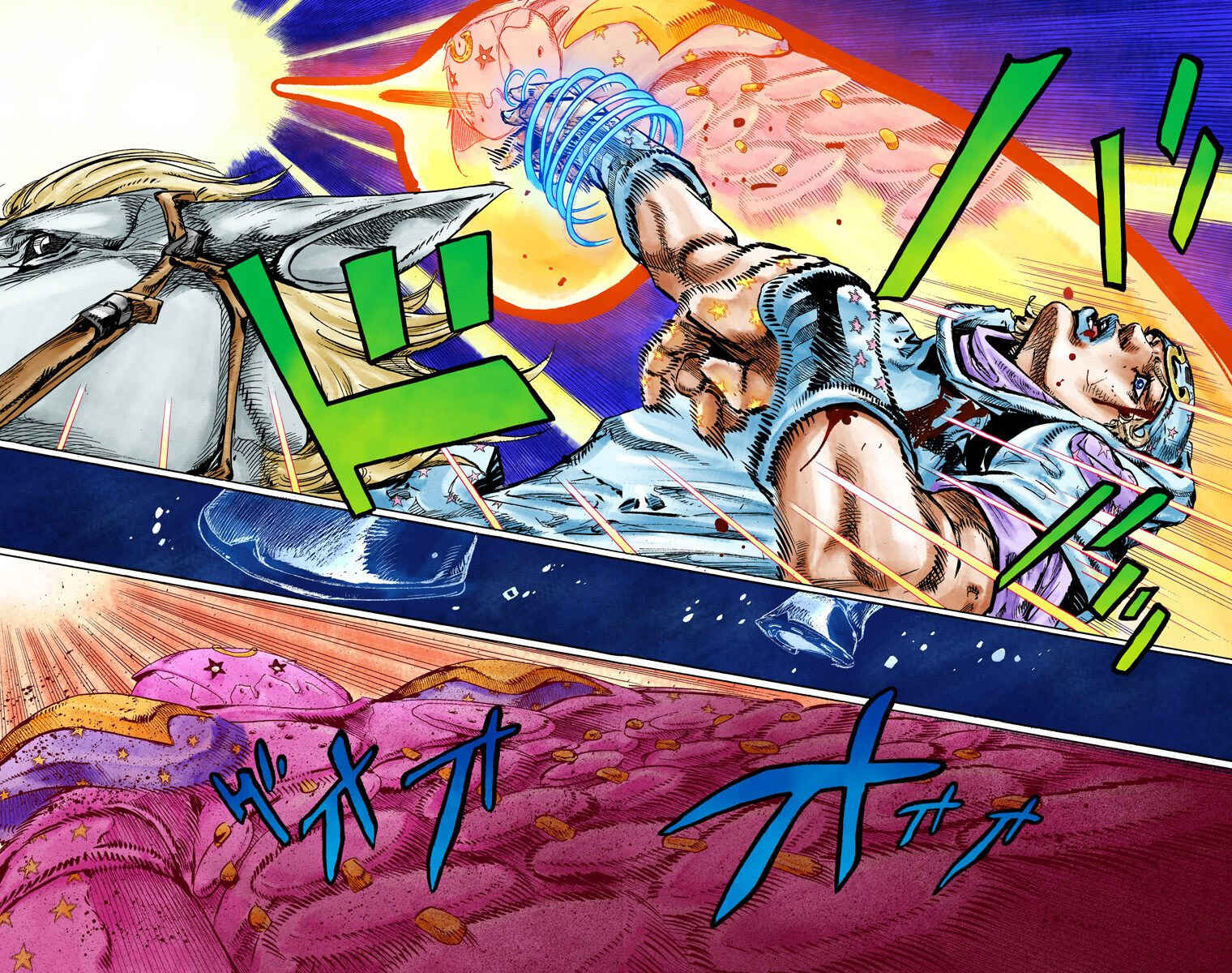 JoJo's Bizarre Adventure, Part 7: Steel Ball Run (Official Colored) Chapter 93 page 9