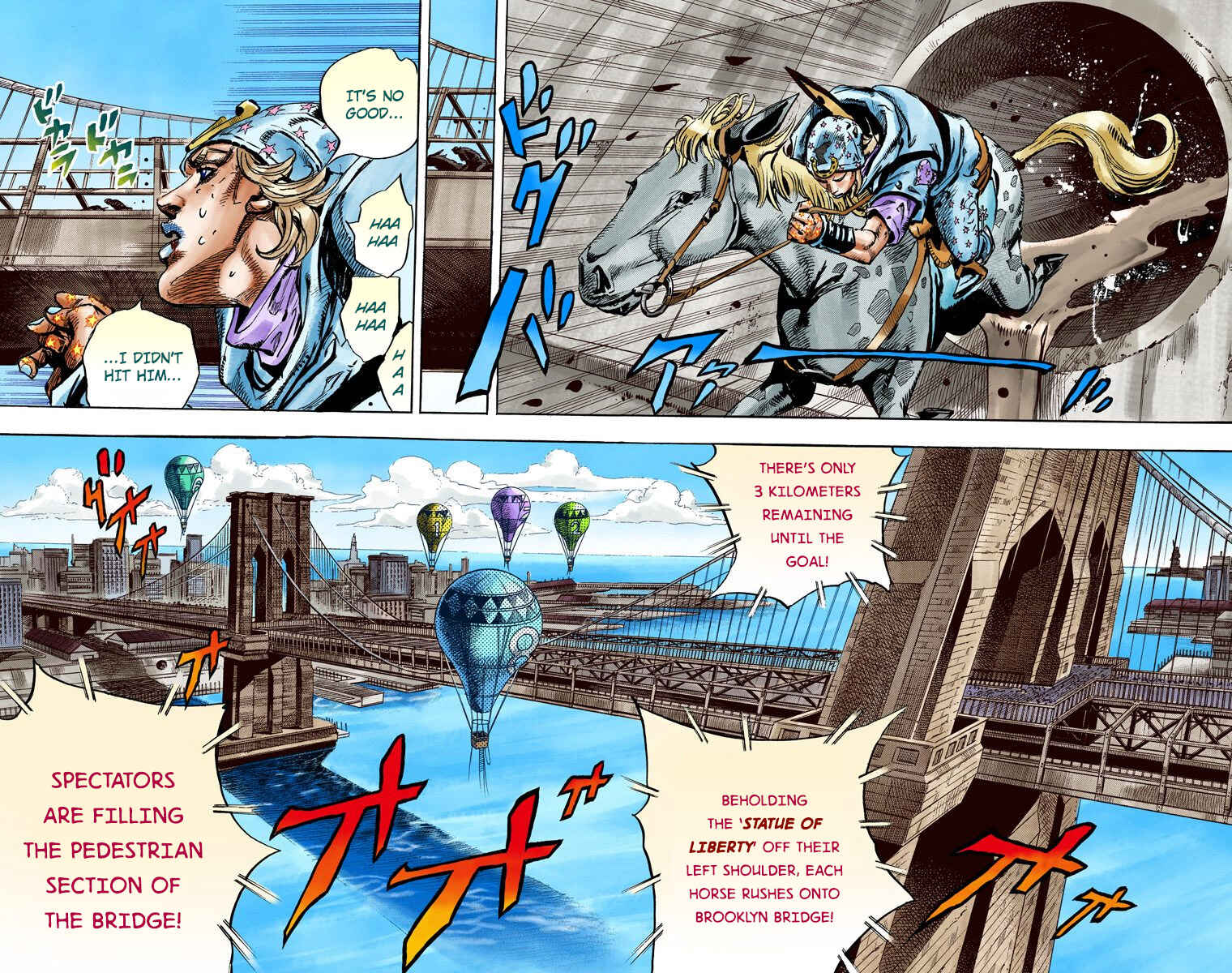 JoJo's Bizarre Adventure, Part 7: Steel Ball Run (Official Colored) Chapter 93 page 14