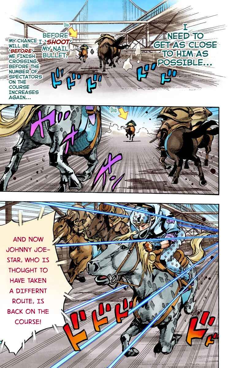 JoJo's Bizarre Adventure, Part 7: Steel Ball Run (Official Colored) Chapter 93 page 16