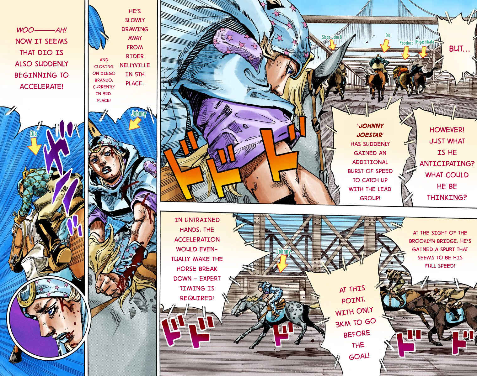 JoJo's Bizarre Adventure, Part 7: Steel Ball Run (Official Colored) Chapter 93 page 17