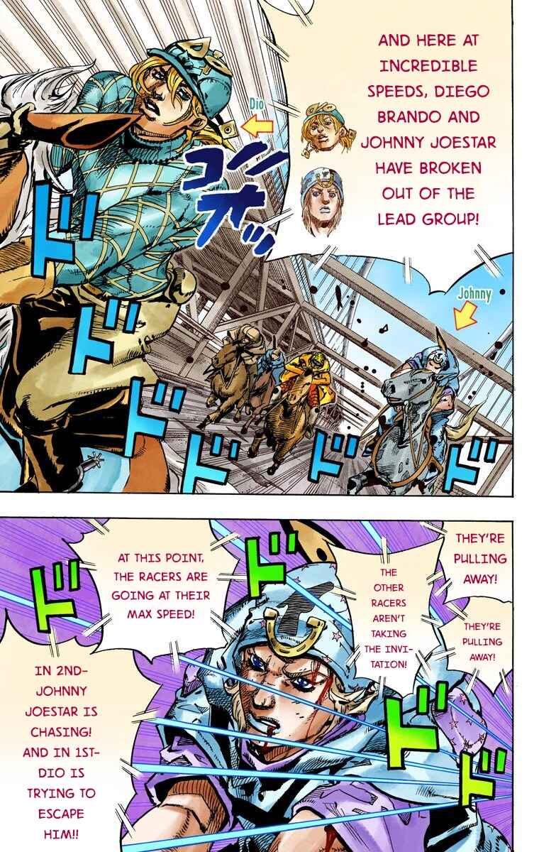 JoJo's Bizarre Adventure, Part 7: Steel Ball Run (Official Colored) Chapter 93 page 19