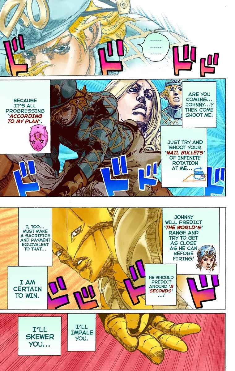 JoJo's Bizarre Adventure, Part 7: Steel Ball Run (Official Colored) Chapter 93 page 21