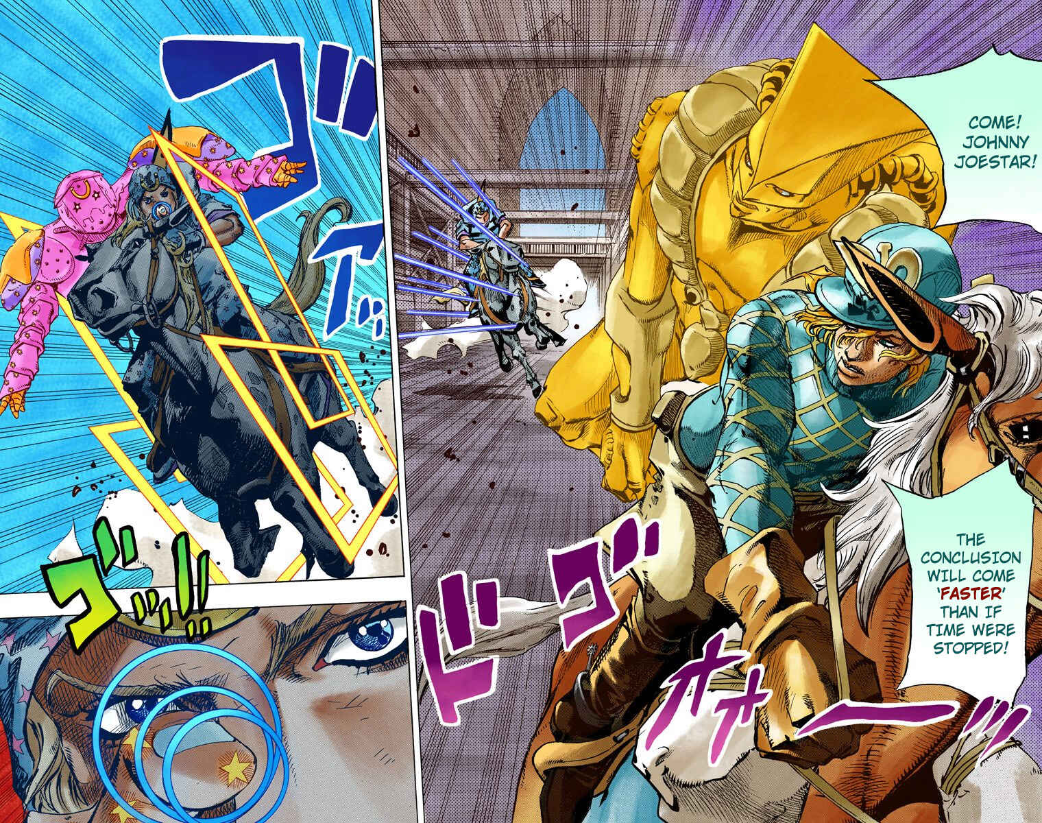 JoJo's Bizarre Adventure, Part 7: Steel Ball Run (Official Colored) Chapter 93 page 22