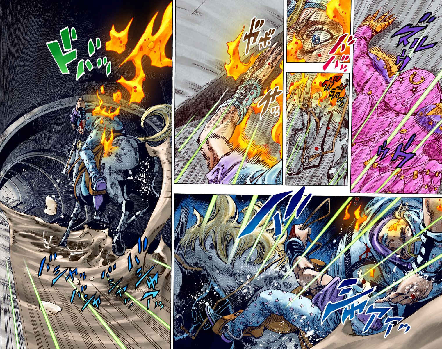 JoJo's Bizarre Adventure, Part 7: Steel Ball Run (Official Colored) Chapter 93 page 2