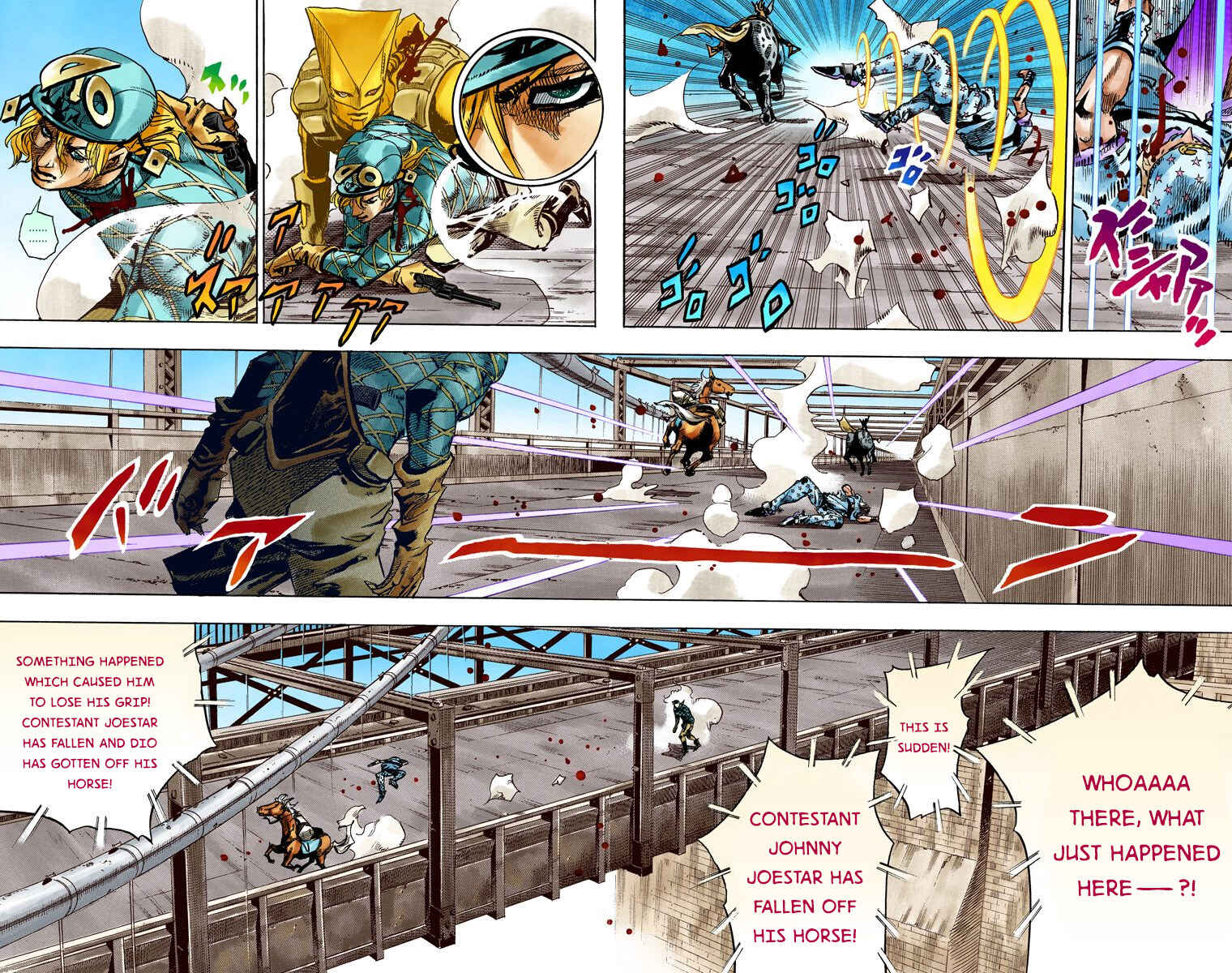 JoJo's Bizarre Adventure, Part 7: Steel Ball Run (Official Colored) Chapter 94 page 11