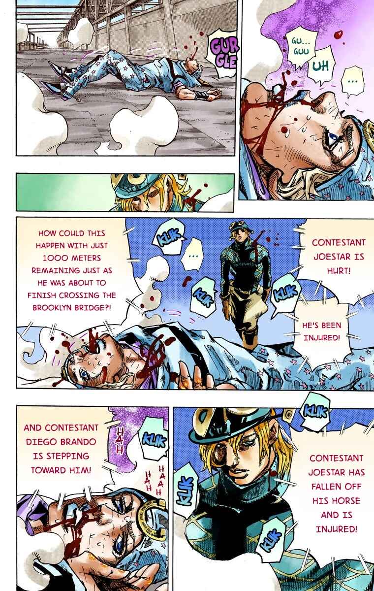 JoJo's Bizarre Adventure, Part 7: Steel Ball Run (Official Colored) Chapter 94 page 12