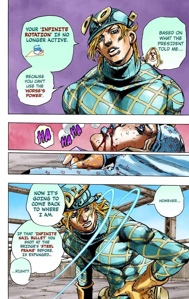 JoJo's Bizarre Adventure, Part 7: Steel Ball Run (Official Colored) Chapter 94 page 14