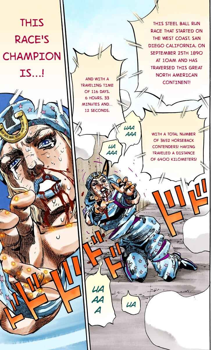 JoJo's Bizarre Adventure, Part 7: Steel Ball Run (Official Colored) Chapter 94 page 29