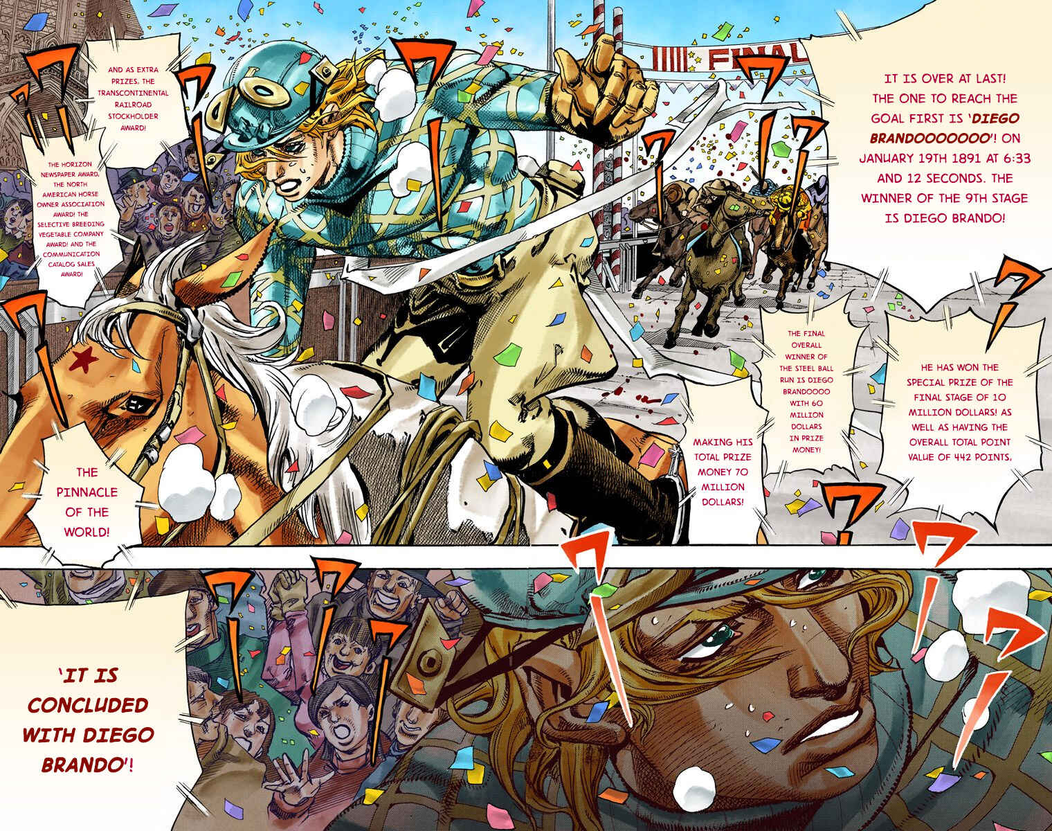 JoJo's Bizarre Adventure, Part 7: Steel Ball Run (Official Colored) Chapter 94 page 31