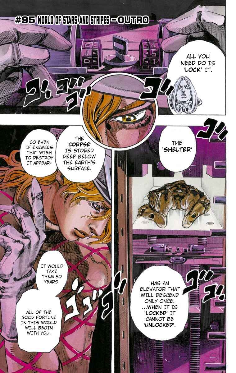 JoJo's Bizarre Adventure, Part 7: Steel Ball Run (Official Colored) Chapter 95 page 1