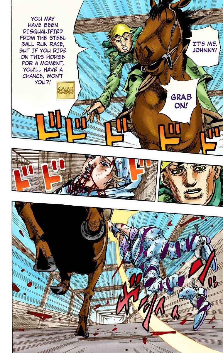 JoJo's Bizarre Adventure, Part 7: Steel Ball Run (Official Colored) Chapter 95 page 23