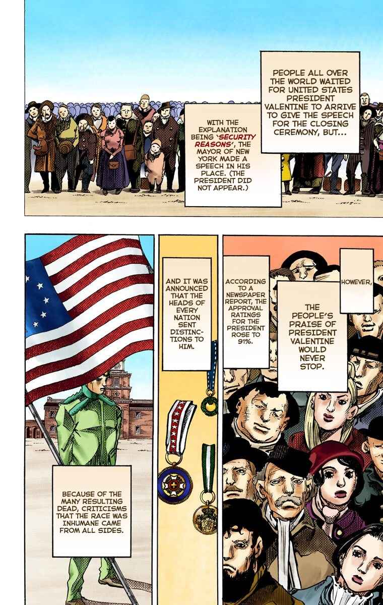 JoJo's Bizarre Adventure, Part 7: Steel Ball Run (Official Colored) Chapter 95 page 28