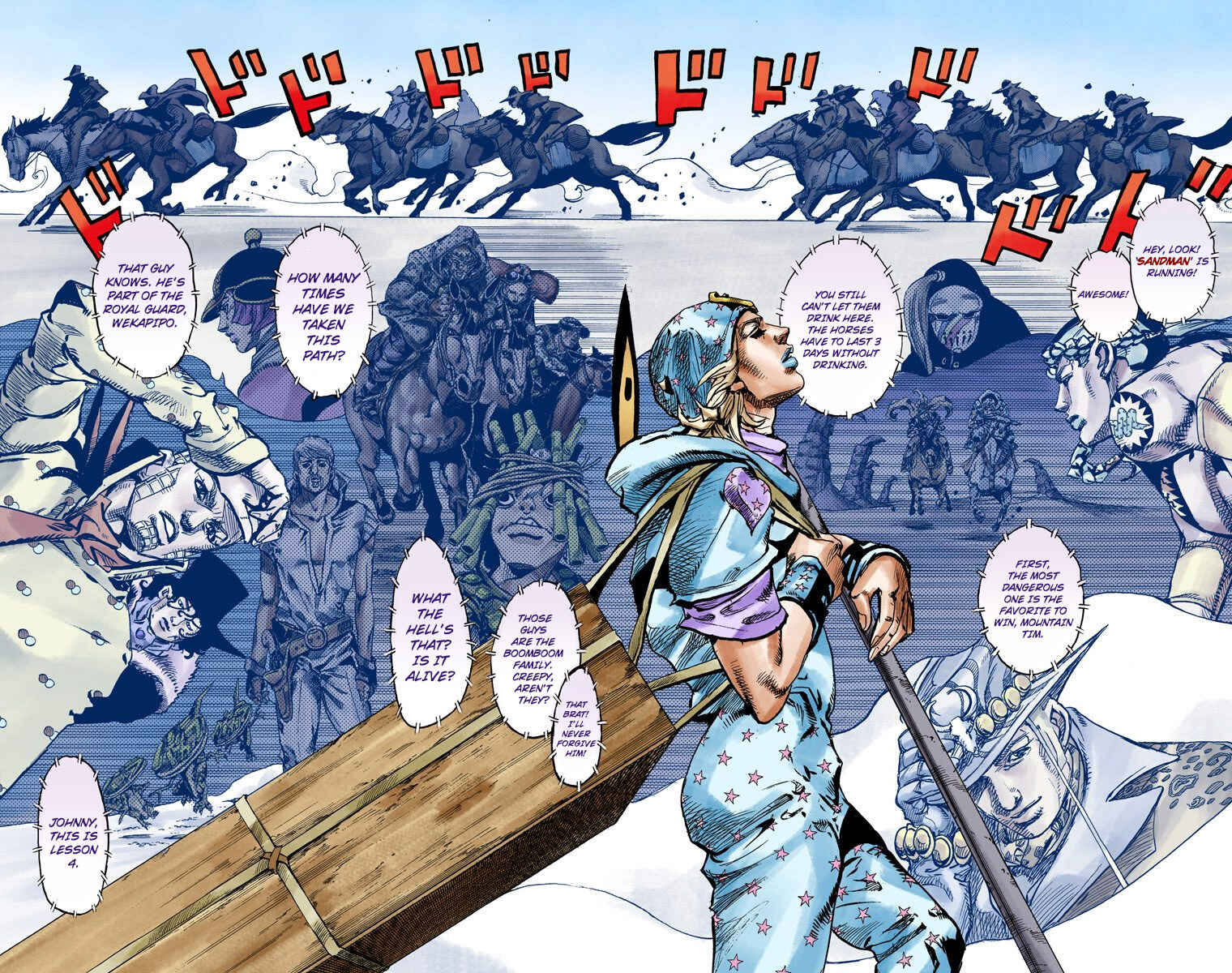 JoJo's Bizarre Adventure, Part 7: Steel Ball Run (Official Colored) Chapter 95 page 38