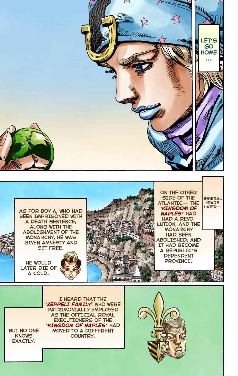 JoJo's Bizarre Adventure, Part 7: Steel Ball Run (Official Colored) Chapter 95 page 40