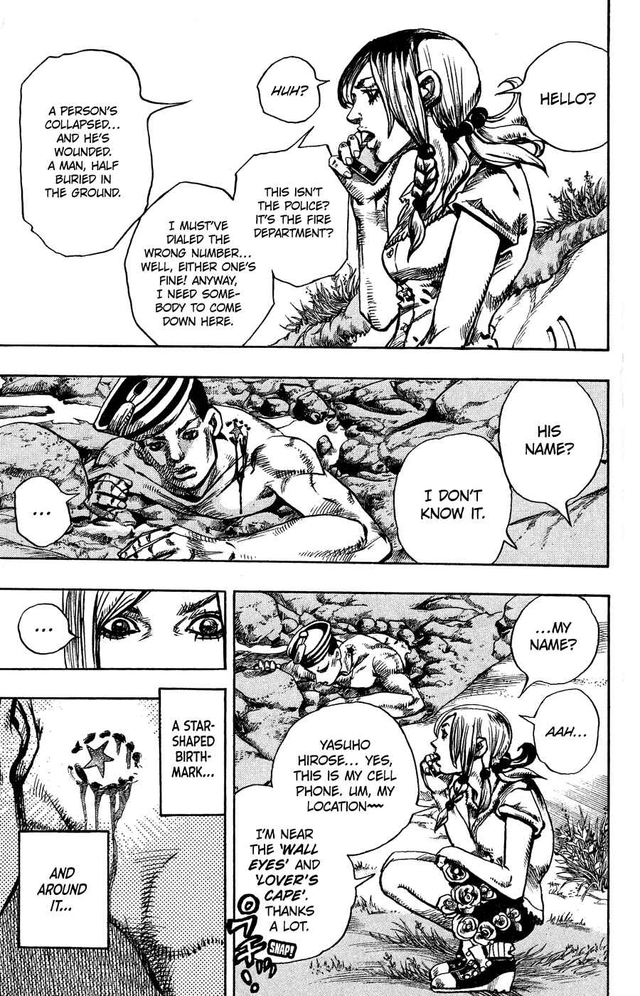 JoJo's Bizarre Adventure Part 8 – JoJolion Chapter 1 page 32