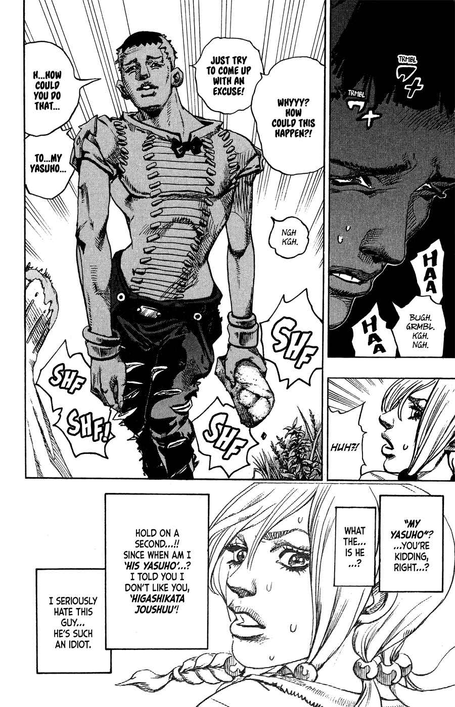 JoJo's Bizarre Adventure Part 8 – JoJolion Chapter 1 page 41