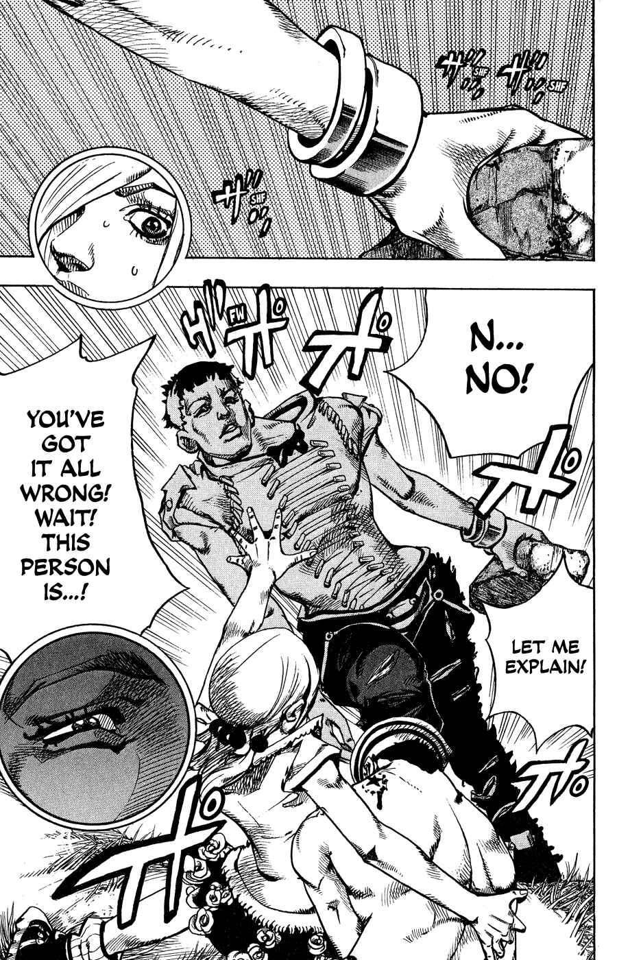 JoJo's Bizarre Adventure Part 8 – JoJolion Chapter 1 page 42