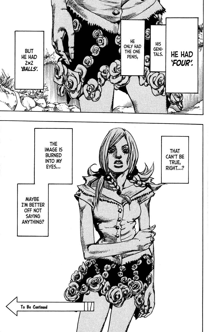 JoJo's Bizarre Adventure Part 8 – JoJolion Chapter 1 page 58